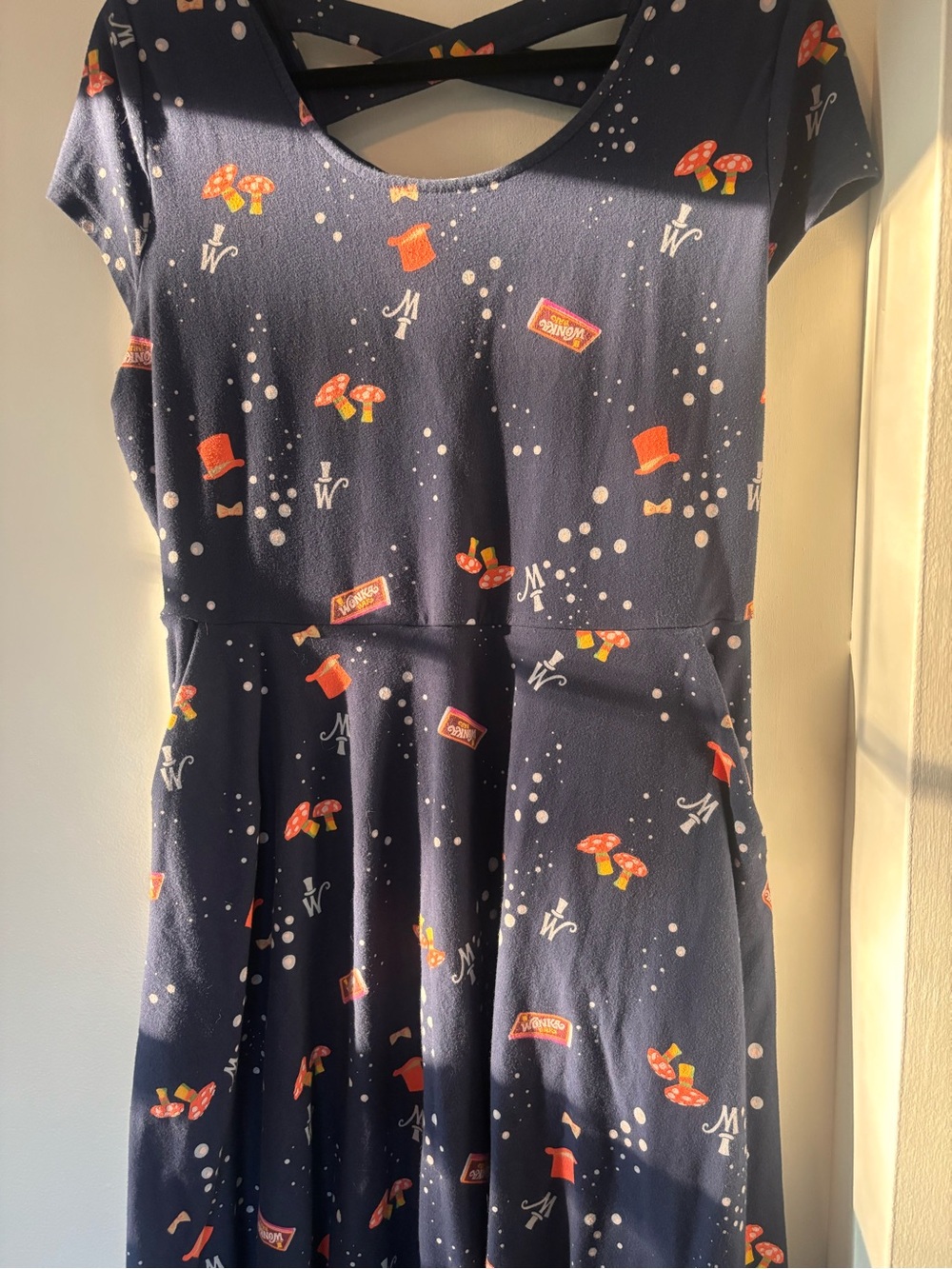 Willy Wonka & the Chocolate Factory Fit & Flare Dress 1XL Plus Size